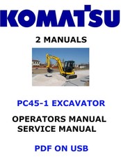 Komatsu pc45 escavatore - komatsu,
