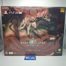 PS4 PLAYSTATION 4 PRO CONSOLE MONSTER HUNTER WORLD LIOLAEUS LIMITED EDITION JAP