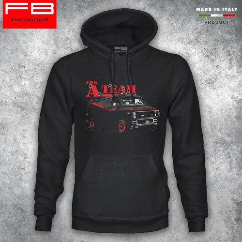 Felpa hoodie team furgone - felpa, a