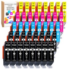 40 cartucce per Canon Pixma iP7200 iP7250 iP8700 iP8750 PGI550XL CLI551XL