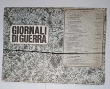 Giornali Di Guerra 5 Volume Maggio Settembre 1943 Dal N 49 Al 60 Vintage 