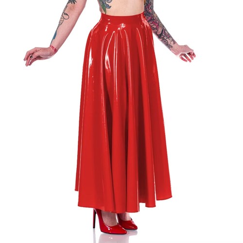 Gonna lunga moda vita alta