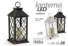 Lanterna in plastica a led cm