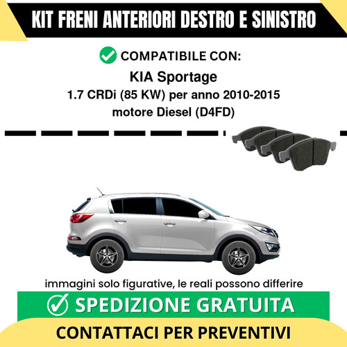 Pastiglie freno anteriori - freno, per
