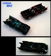 HOT WHEELS 1:64 + 1:50 BATMOBILE 1966 TV SERIES + 1:50 COMICS BATMOBILE LOT OF 3