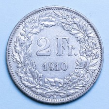 SVIZZERA 2 FRANCHI 1910 B qSPL