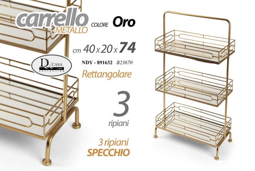 Carrello liquori rettangolare - liquori,