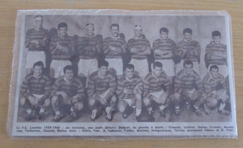 1959 lourdes rugby - fc, guinie