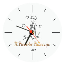 Glass wall clock decorated - glass,