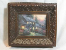 Thomas Kinkade Painter of Light deep frame framed print wall decor art 7.75" x 6