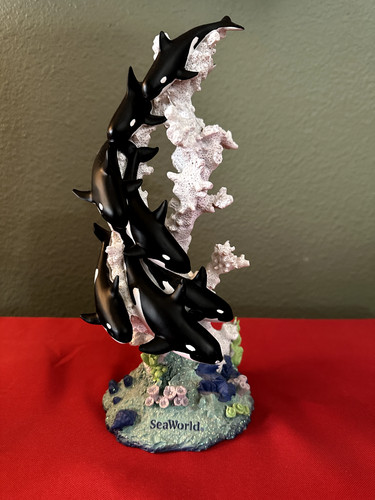 Rara statua seaworld famiglia - seaworld,