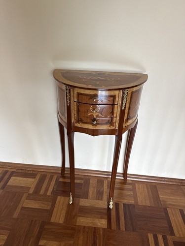 Tavolino vintage fiori - a,
