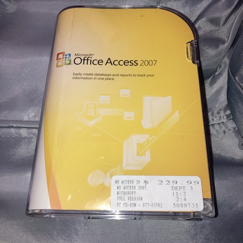 Microsoft office access 2007 - microsoft,