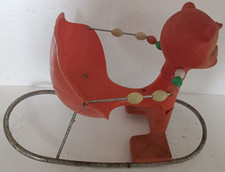 DONDOLO d'epoca Canova Giordani originale pupazzo orsetto vintage TOY