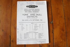 1962 Fascimilie York & Hull