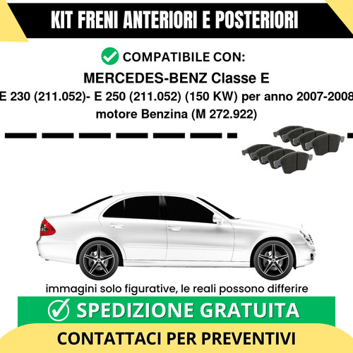 Pastiglie freno ant post - +,