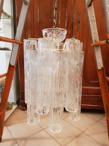 Lampadario vintage tubi - lampadario,