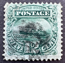 Francobollo usato US 1869