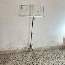 LEGGIO ORCHESTRA PER SPARTITI ANNI 70 REGOLABILE RICHIUDIBILE VINTAGE