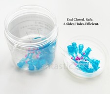 Punte per irrigazione dentale 2 fori irrigatore punta di consegna endo lavaggio canale radice UDG