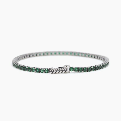 Bracciale tennis uomo - bracciale, da