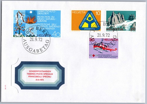 Svizzera fdc berna 1972 primo - fdc,