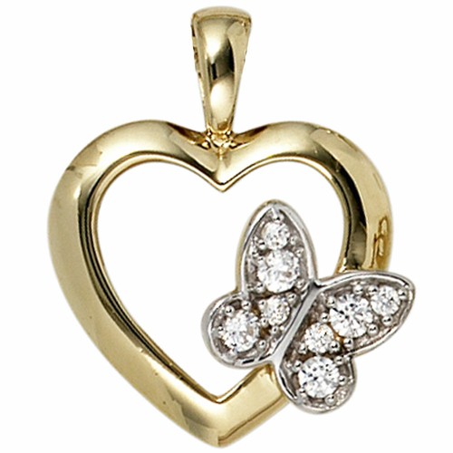 Ciondolo forma cuore con - forma, di