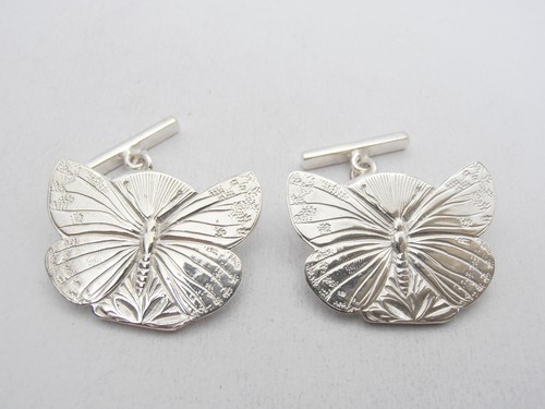 Farfalla gemelli in argento - gemelli,