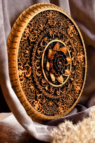 Decorazione orientale legno - in,