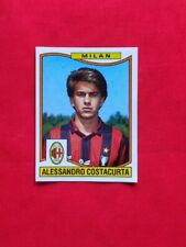 *FIGURINA  NEW STICKER CALCIATORI PANINI 1990-91 226 Alessandro Costacurta Milan