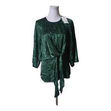 Top da festa verde smeraldo