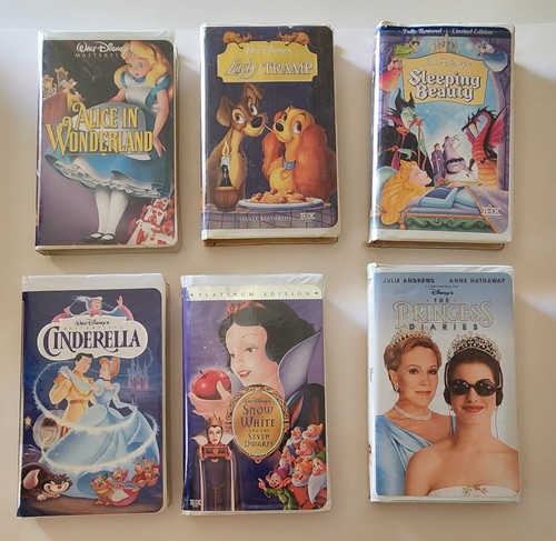 Disney princess vhs - disney, lot