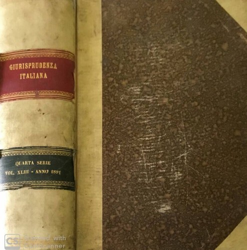 Giurisprudenza italiana - giurisprudenza,