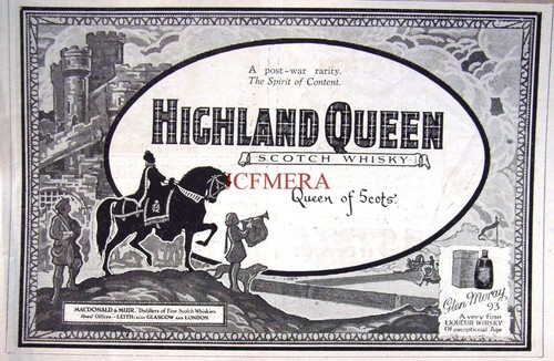 Highland queen whisky 1927 - whisky,