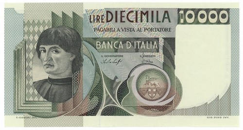 10000 lire ritratto - 10000,