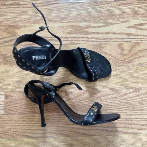 Sandali vintage fendi selleria - sandali,