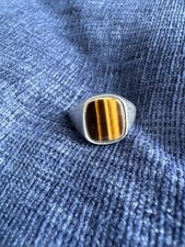 anello uomo vintage argento