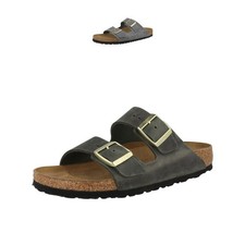 Birkenstock Arizona Sandali In Nubuck Oilato Per Donna, Scarpe Da Casa