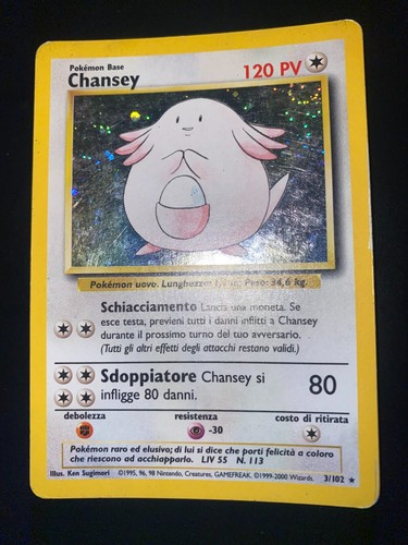 Chansey holo con swirl - holo, 3)