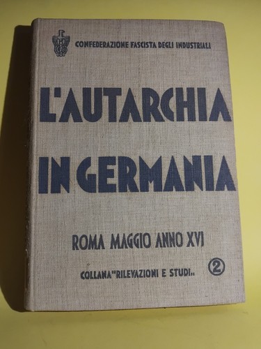 Autarchia germania - l'autarchia, in