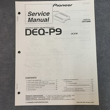 Pioneer DEQ-P9 Manuale di