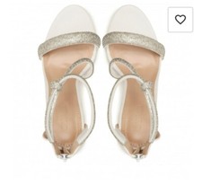 SANDALO CON TACCO ALTO BIANCO