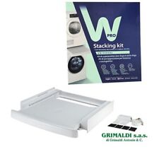 WPRO SKS101 KIT ACCATASTAMENTO LAVATRICI ASCIUGATRICI UNIVERSALE CON RIPIANO