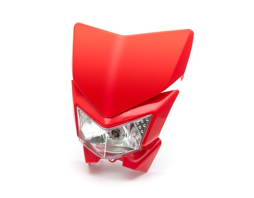 Mascherina faro moto rosso - mascherina,