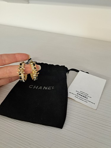 Orecchini chanel cerchio - cc,
