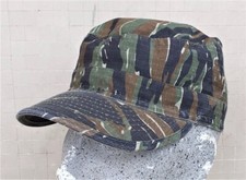 Berretto da campo U.S. Army mimetismo Tiger Stripes mai usato etichettato tg. M