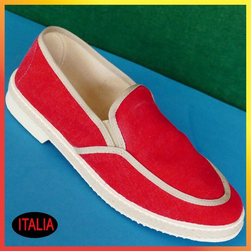 Scarpe uomo mocassino tela - scarpe,