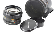 Konica Hexanon AR 50mm 1:1.4 obiettivo standard lens AR mount EXC NEAR MINT