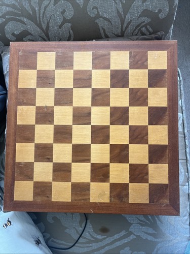 Scacchiera vintage legno - in,