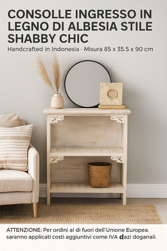 Consolle ingresso shabby chic